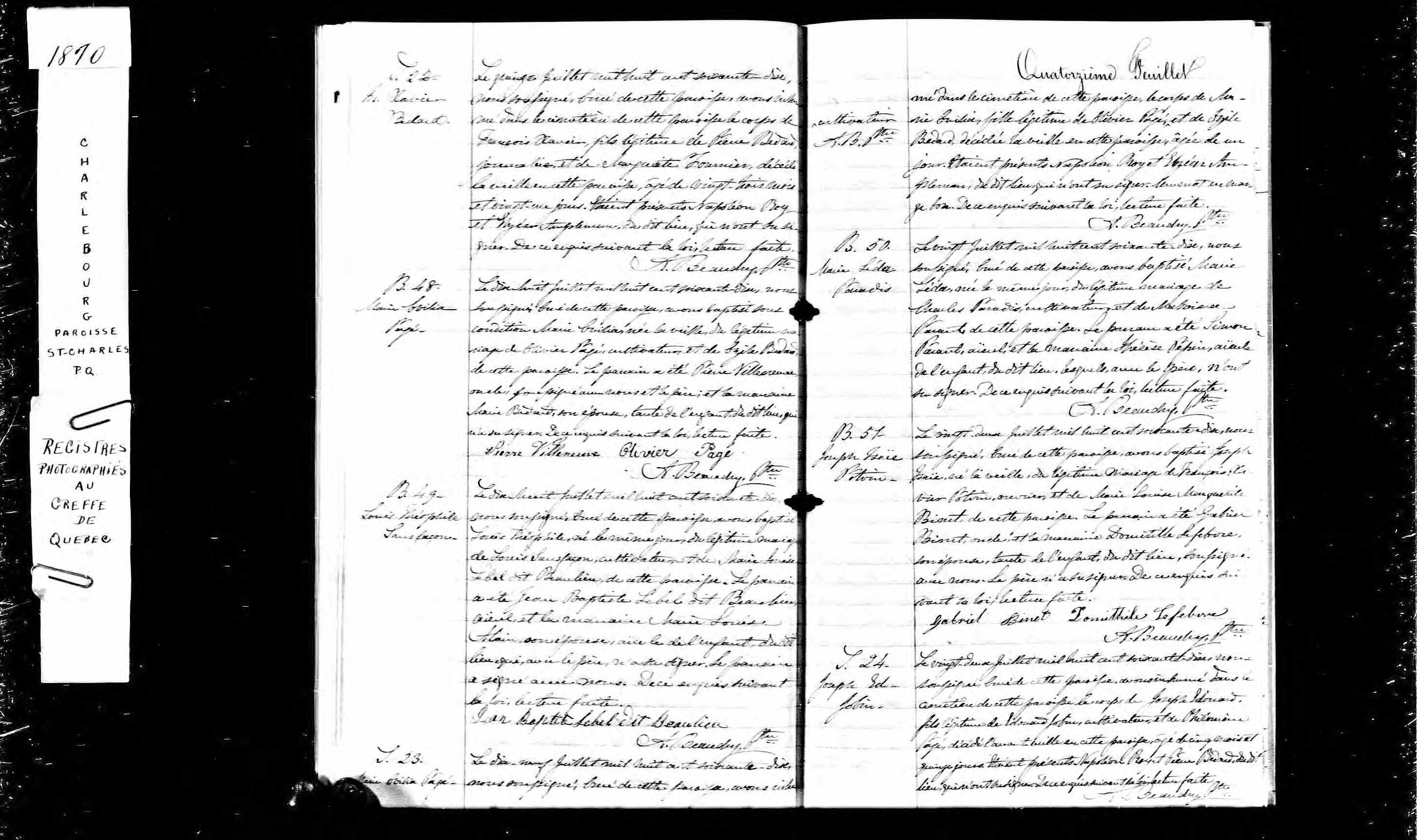 Acte de baptême