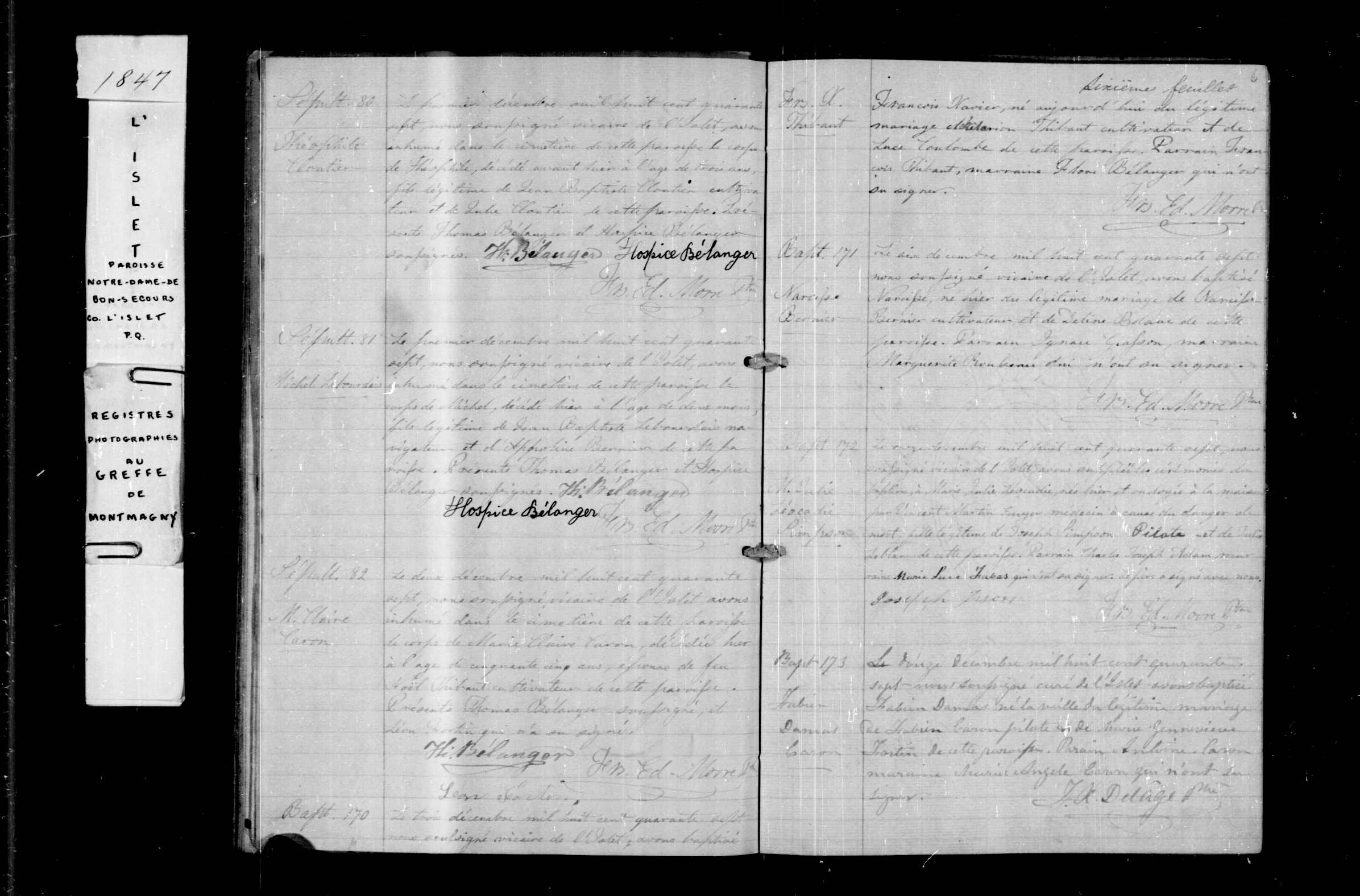 Acte de sépulture