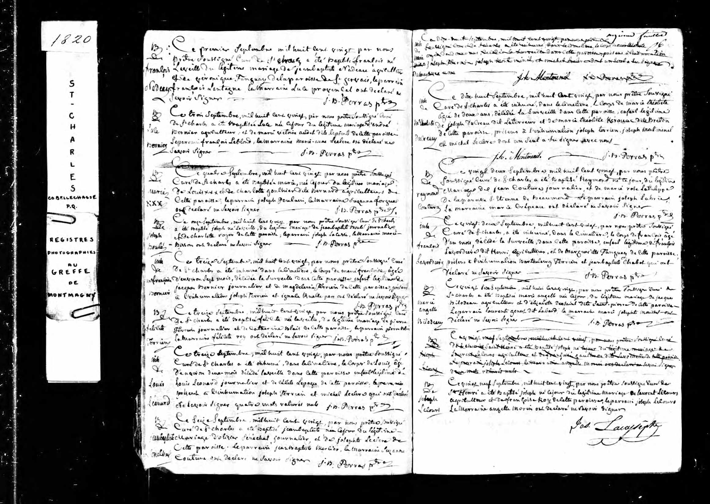 Acte de sépulture