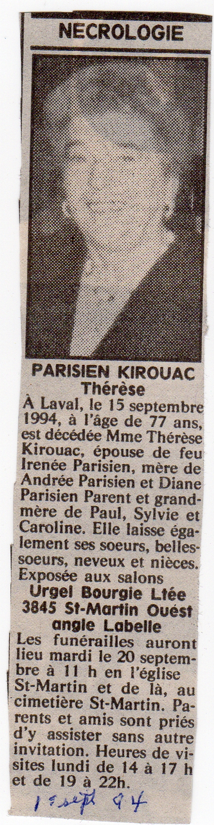 Nécrologie