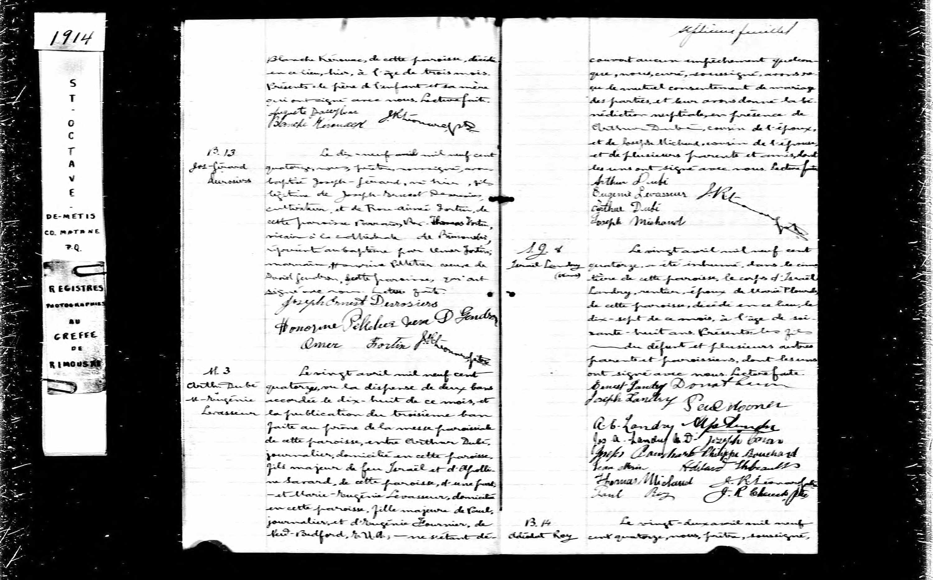  Acte de sépulture