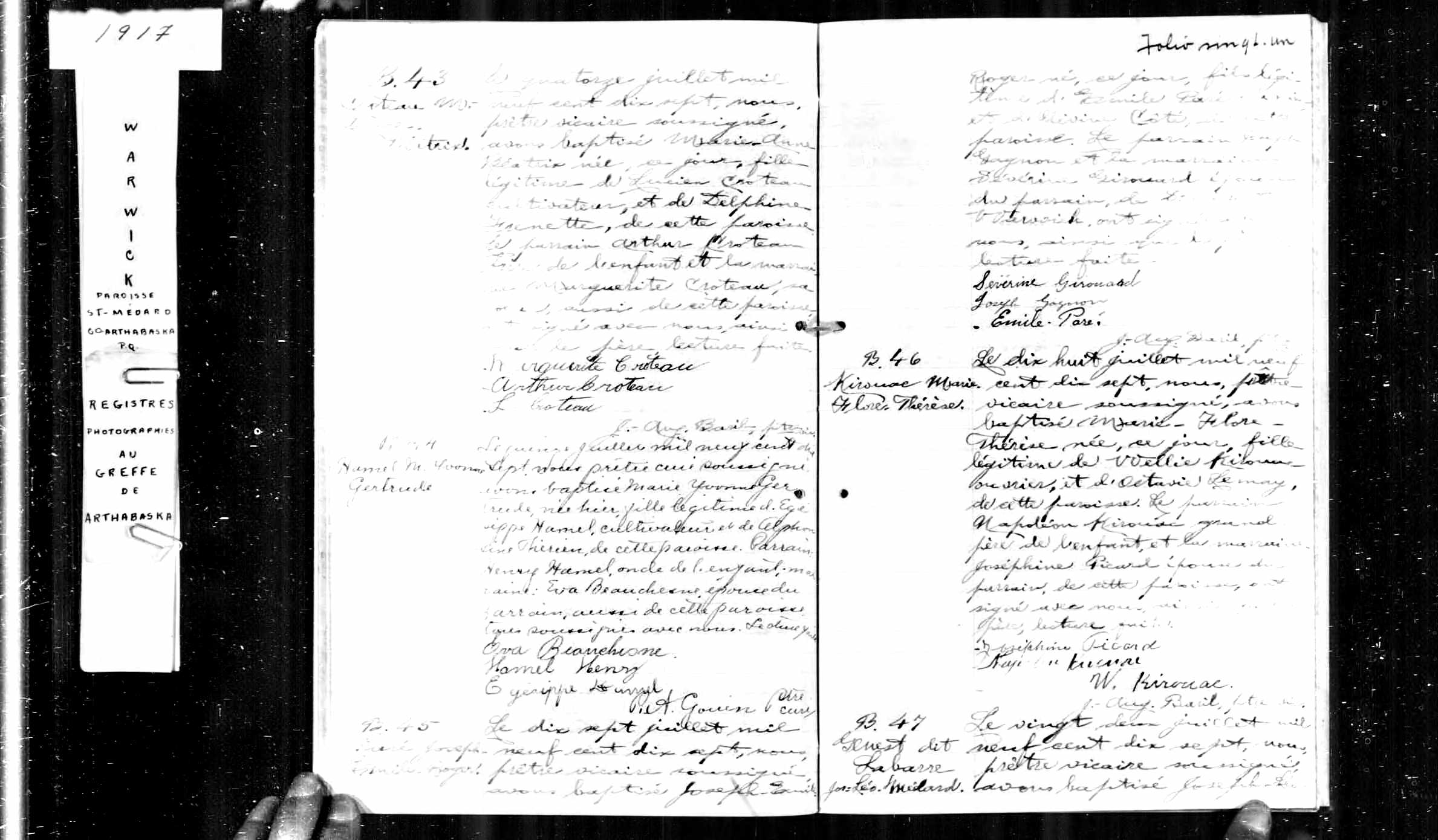 Acte de baptême