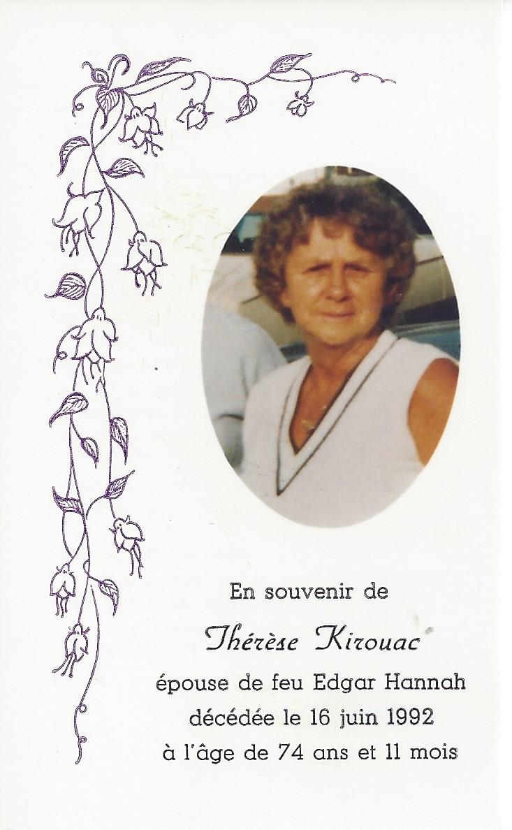Carte mortuaire