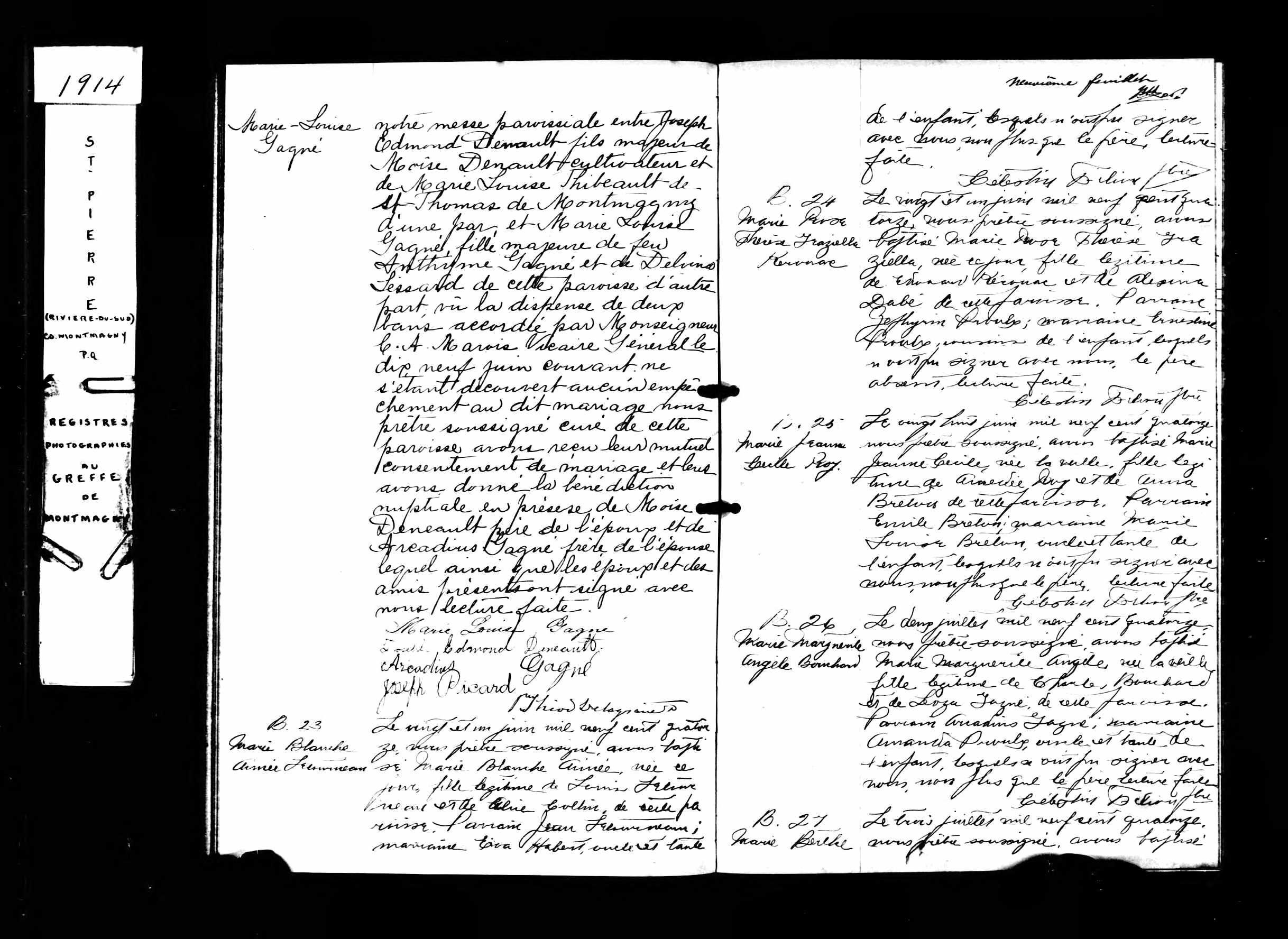 Acte de baptême