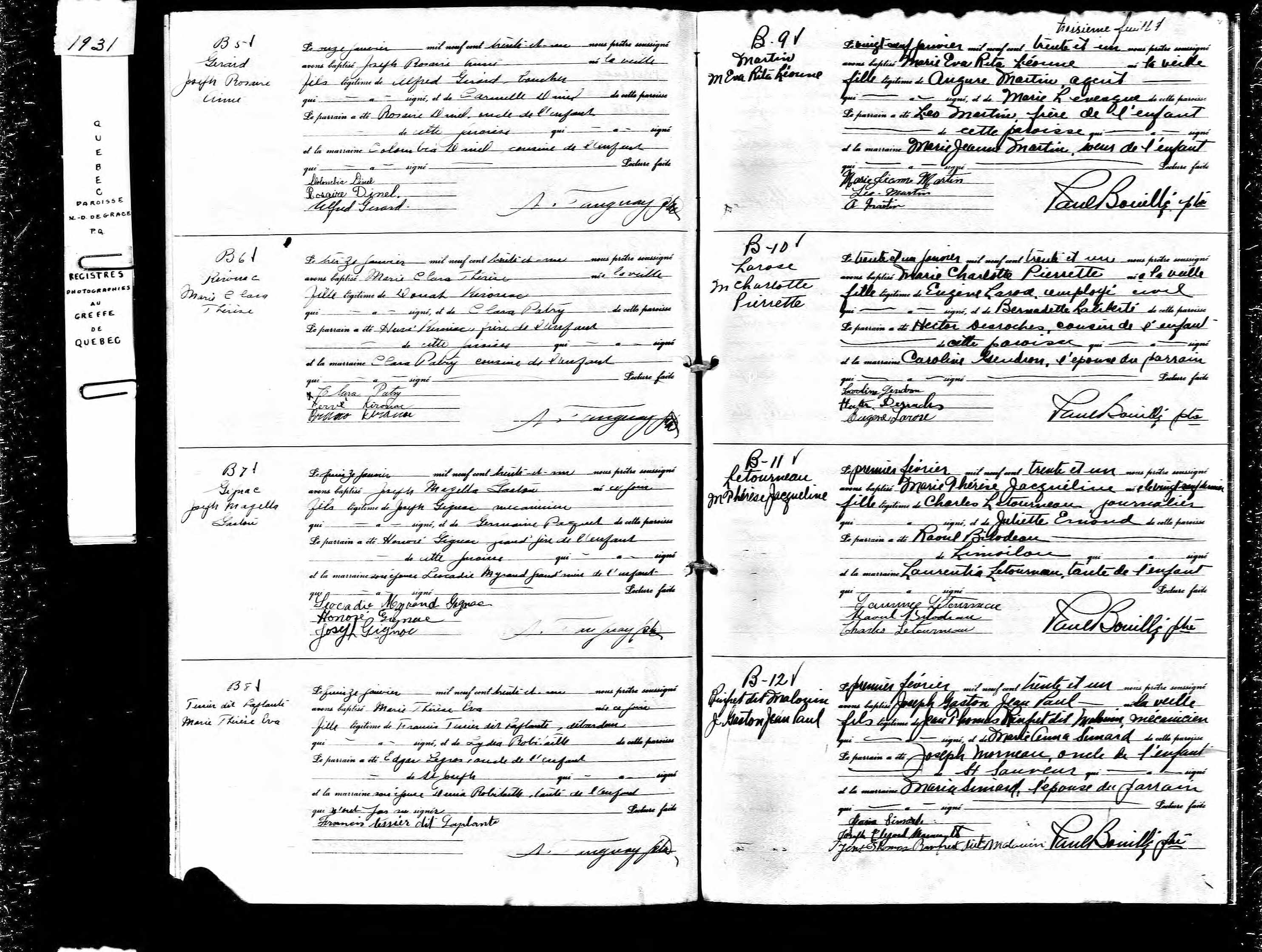 Acte de baptême