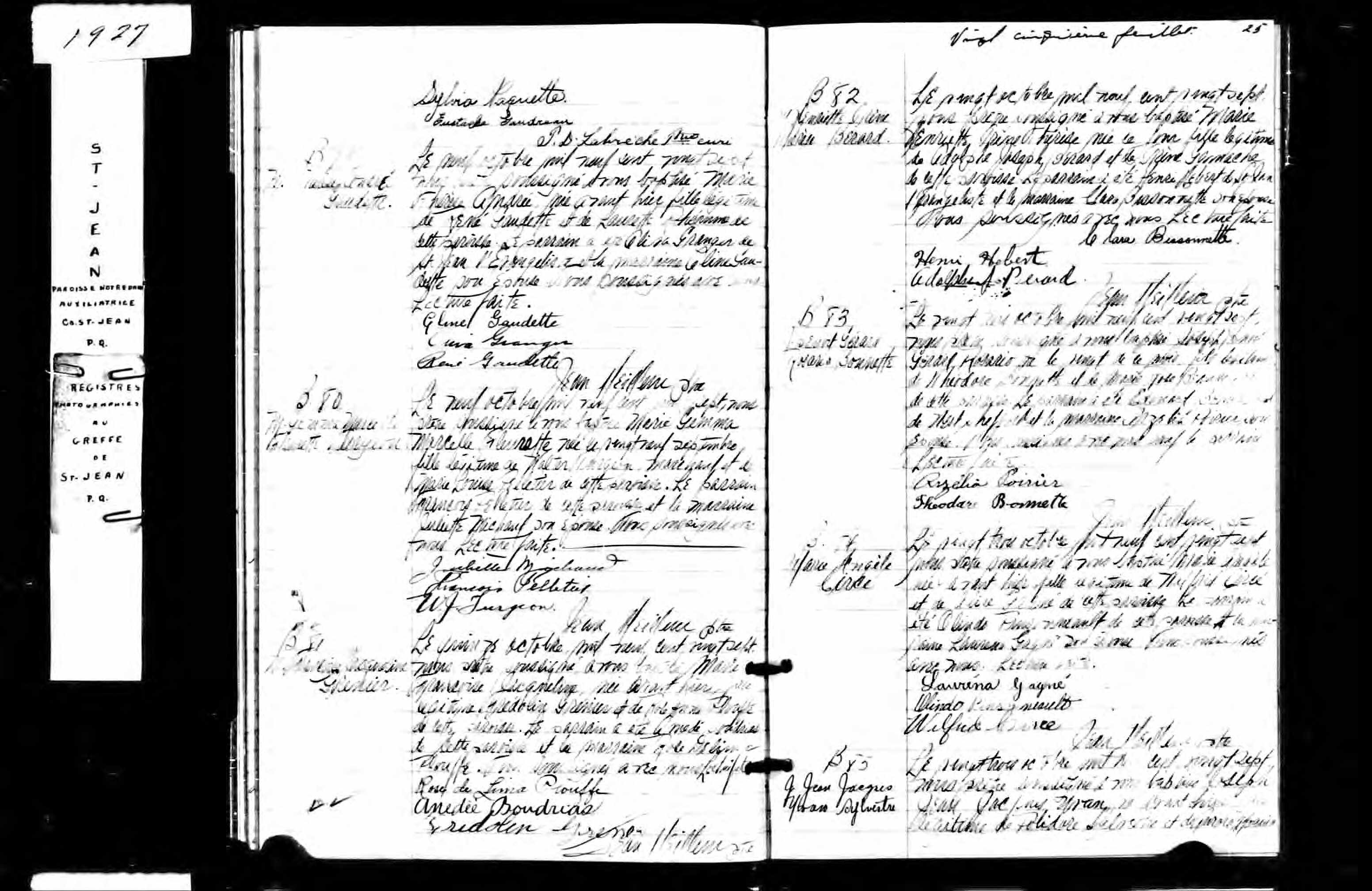 Acte de baptême