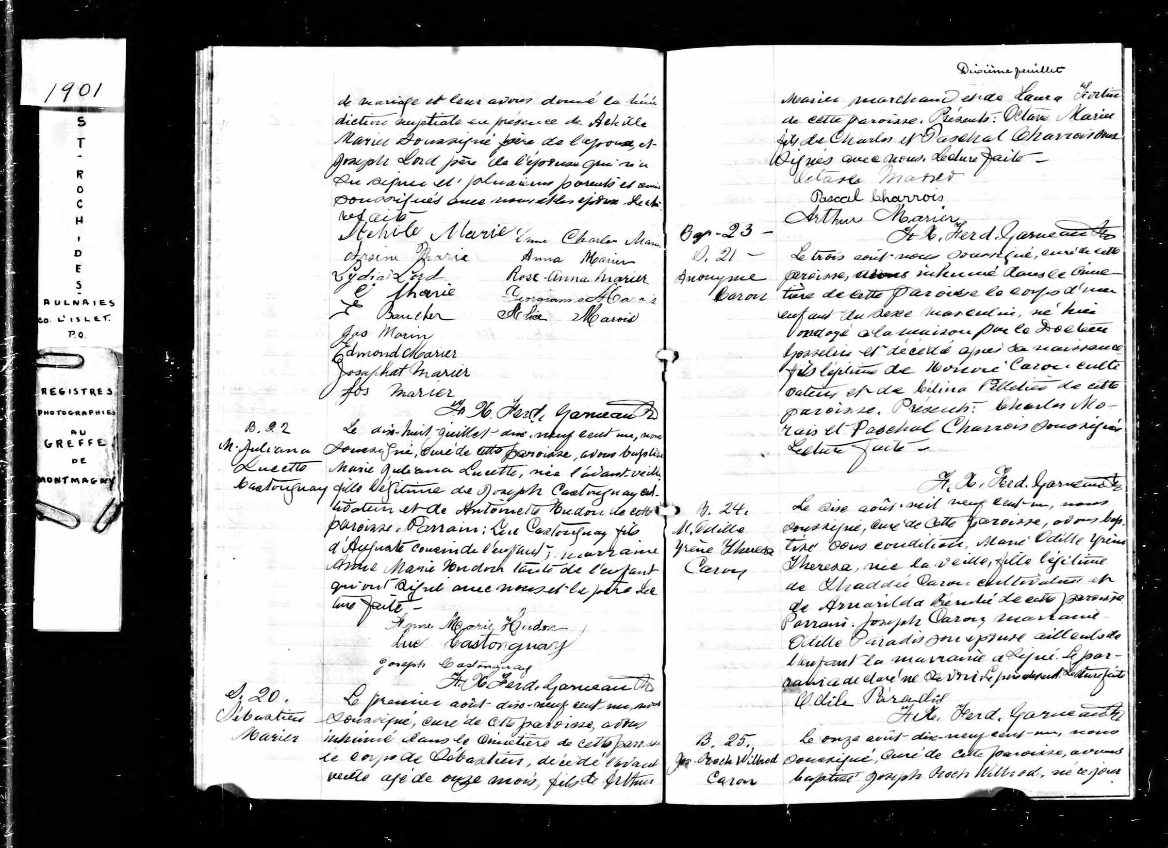 Acte de baptême Acte de baptême