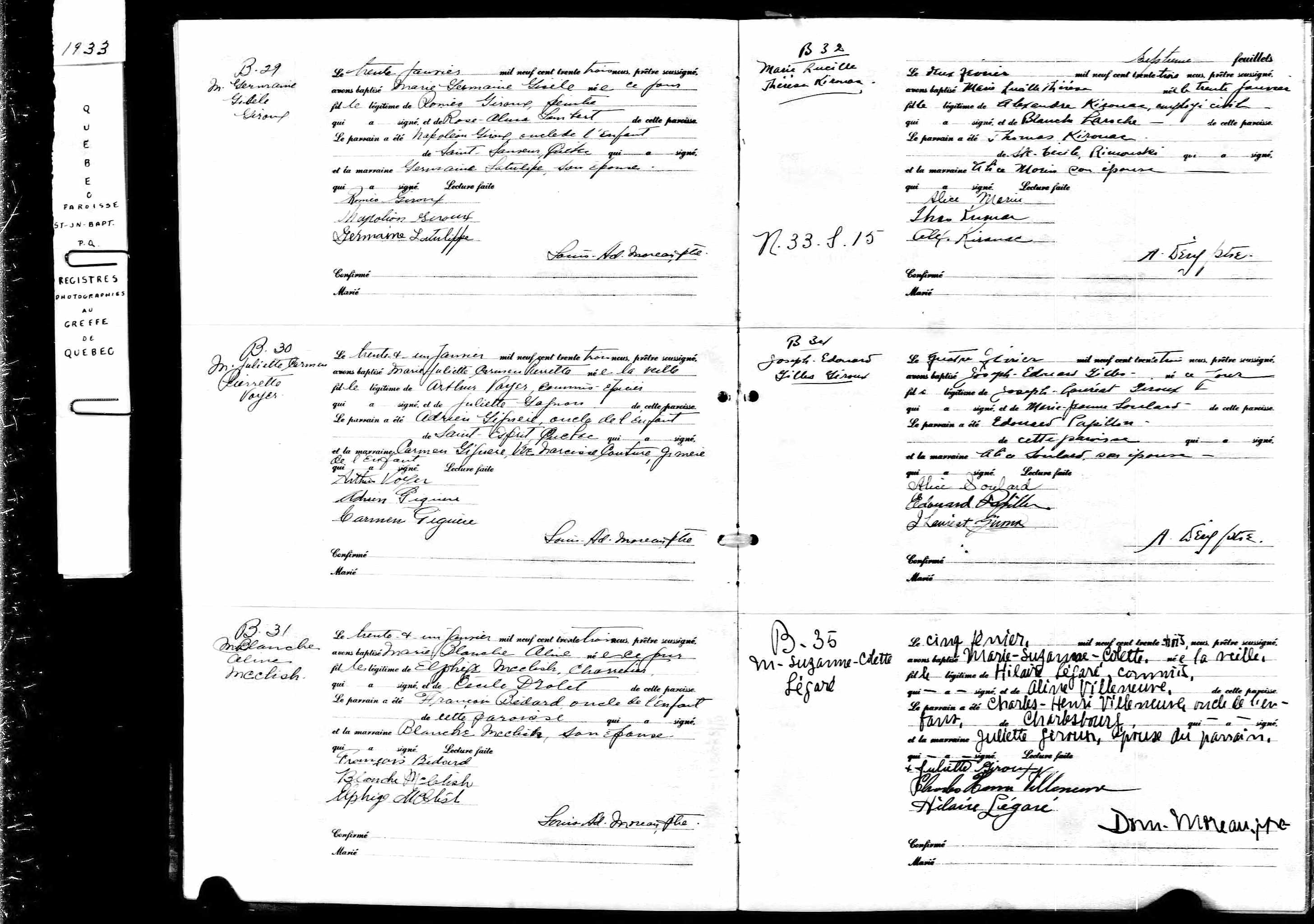 Acte de baptême