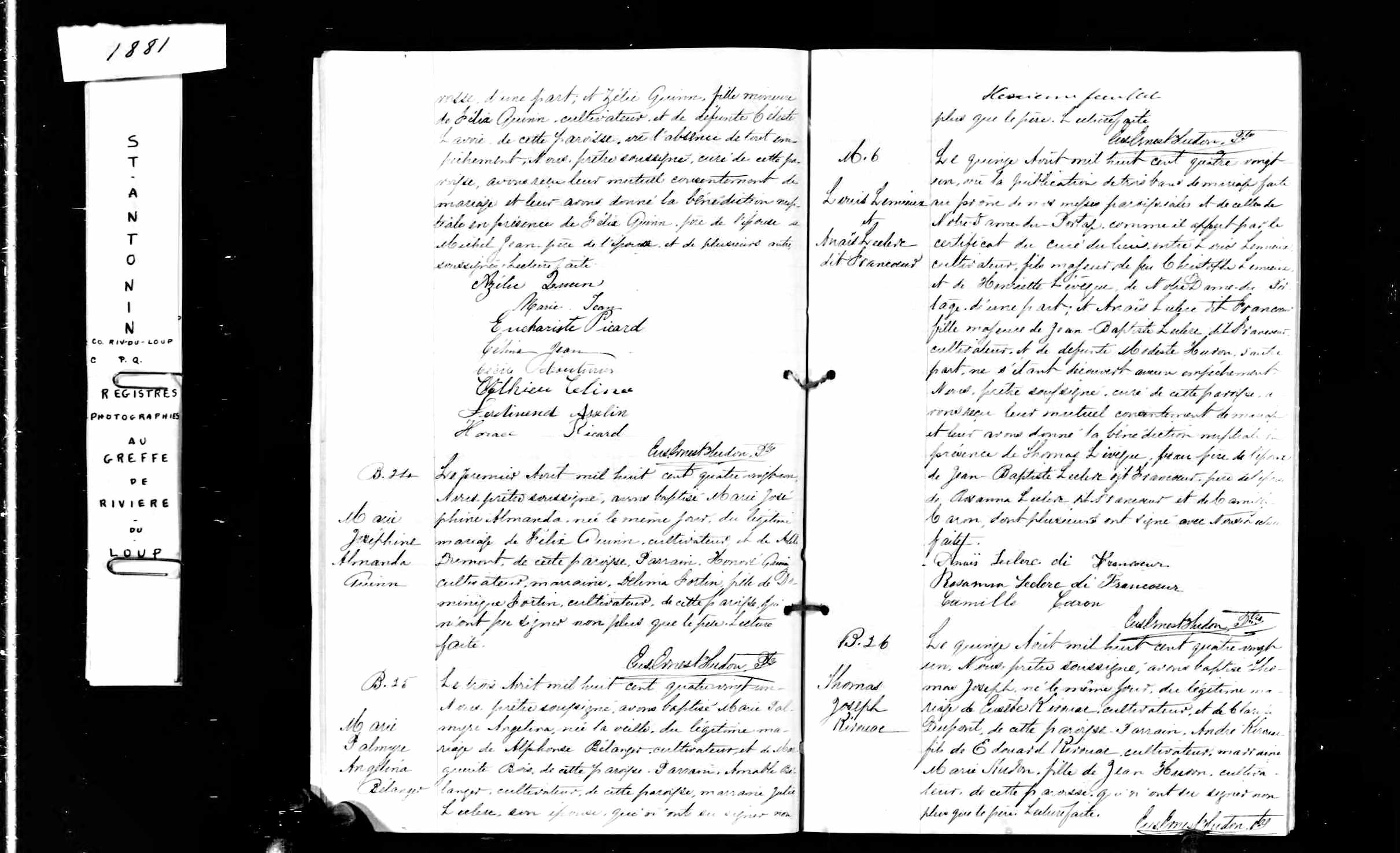 Acte de baptême