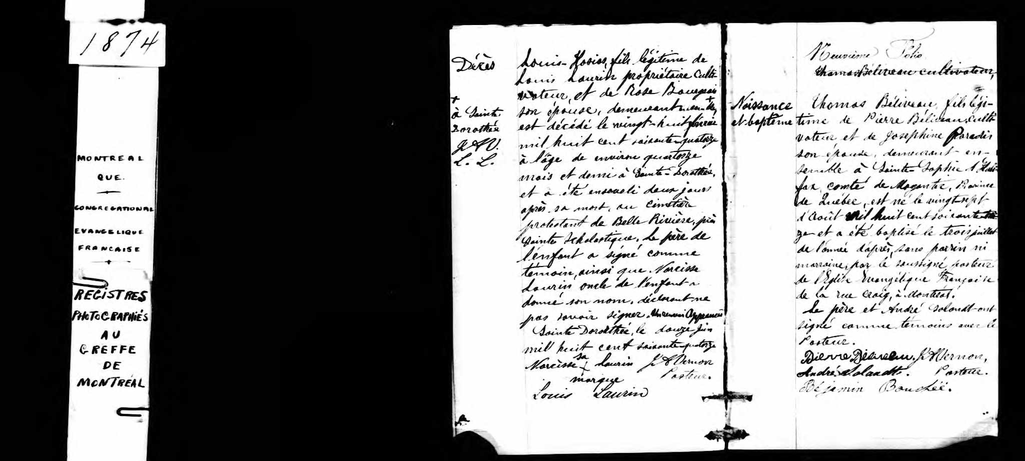 Acte de baptême