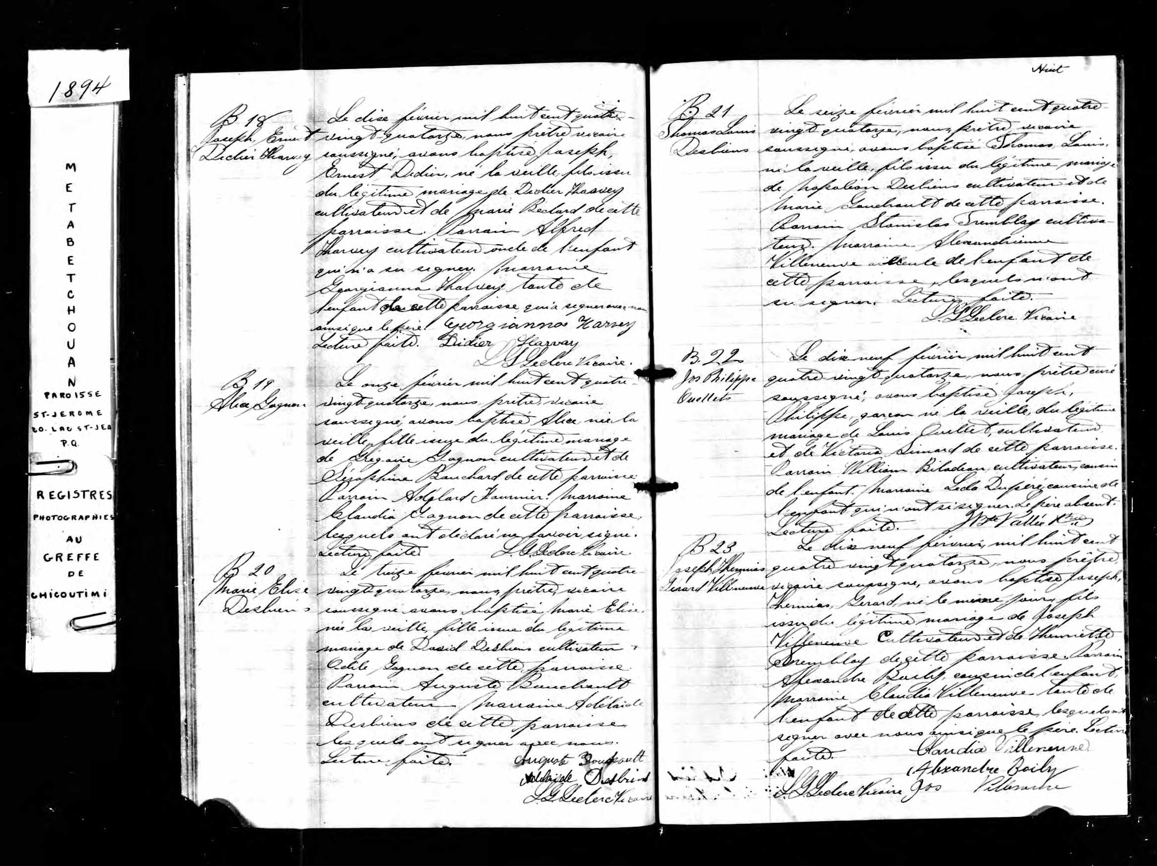 Acte de baptême
