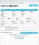 Fiche de sépulture de la base de données BMS2000
