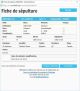 Fiche de sépulture de la base de données BMS2000