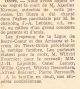 Publication de la date de décès et des funérailles Publication de la date de décès et des funérailles
