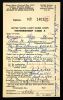 Fiche de cadet-infirmière, guerre 1939-1945