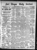 Article du journal Fort Wayne Daily Sentinel du 17 mai 1882