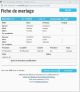 Fiche de mariage en premières noces de la base de données BMS2000 Fiche de mariage en premières noces de la base de données BMS2000