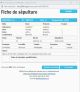 Fiche de sépulture de la base de données BMS2000