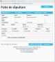 Fiche de sépulture de la base de données BMS2000