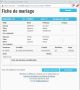 Fiche de mariage en premières noces de la base de données BMS2000