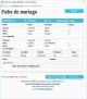Fiche de mariage en premières noces de la base de données BMS2000