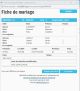 Fiche de mariage en premières noces de la base de données BMS2000