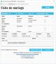 Fiche de mariage en secondes noces de la base de données BMS2000