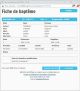 Fiche de baptême de la base de données BMS2000
