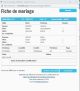Fiche de mariage en premières noces de la base de données BMS2000