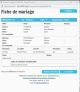 Fiche de mariage en premières noces de la base de données BMS2000