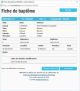 Fiche de baptême de la base de données BMS2000 Fiche de baptême de la base de données BMS2000