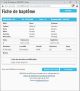 Fiche de baptême de la base de données BMS2000