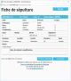 Fiche de sépulture de la base de données BMS2000