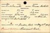 Dossier militaire, guerre 1914-1918