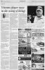 Article mentionnant son talent au golf
