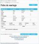 Fiche de mariage en premières noces de la base de données BMS2000