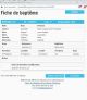 Fiche de baptême de la base de données BMS2000 Fiche de baptême de la base de données BMS2000
