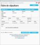 Fiche de sépulture de la base de données BMS2000