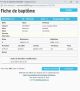 Fiche de baptême de la base de données BMS2000