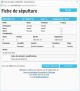 Fiche de sépulture de la base de données BMS2000