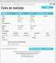 Fiche de mariage en premières noces de la base de données BMS2000