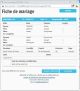 Fiche de mariage en premières noces de la base de données BMS2000