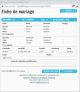 Fiche de mariage en premières noces de la base de données BMS2000