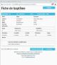 Fiche de baptême de la base de données BMS2000