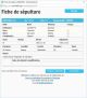 Fiche de sépulture de la base de données BMS2000