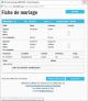 Fiche de mariage en secondes noces de la base de données BMS2000
