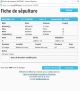 Fiche de sépulture de la base de données BMS2000