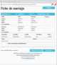 Fiche de mariage en premières noces de la base de données BMS2000