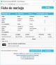 Fiche de mariage en troisièmes noces de la base de données BMS2000