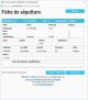 Fiche de sépulture de la base de données BMS2000